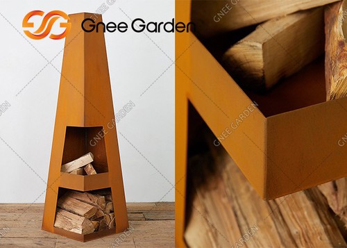 Cylinder art garden outdoor Fire Place Cylinder art garden outdoor Fire Place