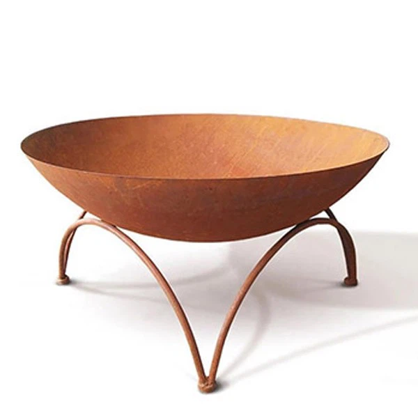 Garden outdoor corten steel fire pit1