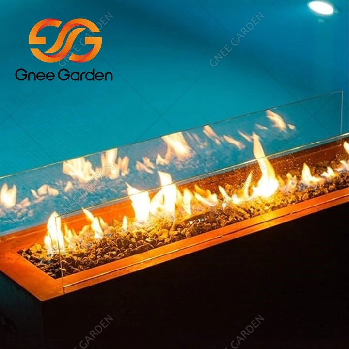 Corten Steel Natural Gas Outdoor Firepit