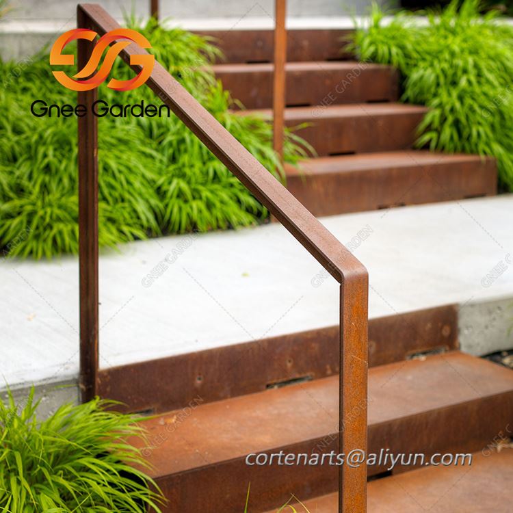 Corten Steel Cov kauj ruam
