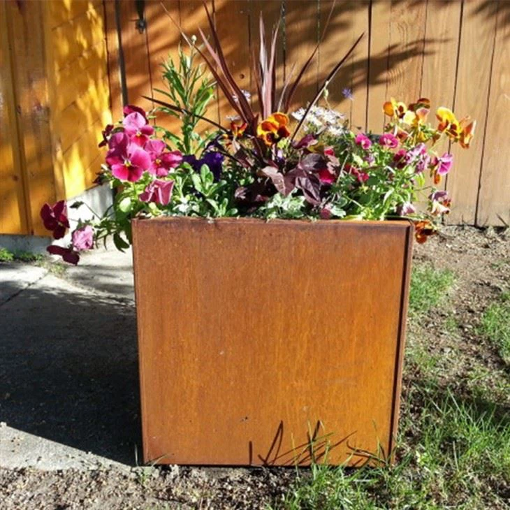 Metallic Series Corten Steel Planter