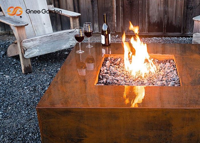 Outdoor Indoor Gas Fire Pit Table