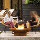 Corten Steel Hluav Taws Kub Pits