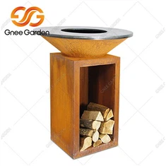 Corten Haus luam yeeb thiab Grill