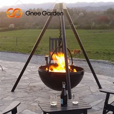 OEM 8-12 Tib neeg Oxidised Brasero Corten Steel BBQ