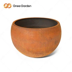 Square Corten Steel Panters / Ua raws lub lauj kaub