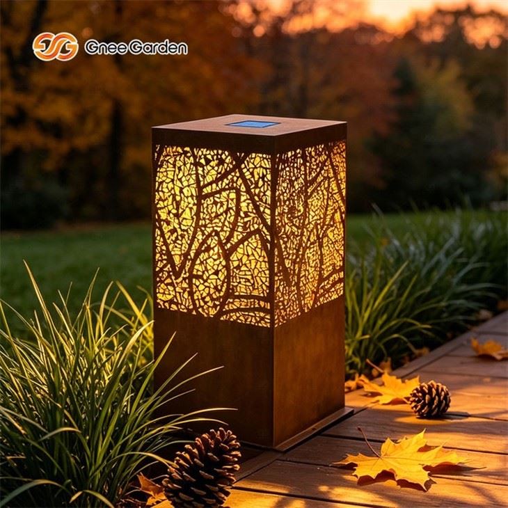 Rusty Corten Outdoor Lights