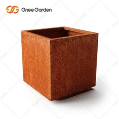 Corten Steel Paj Planter Customized Size