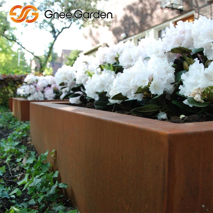 Square Sab nraum zoov Corten Steel Vaj Plaster